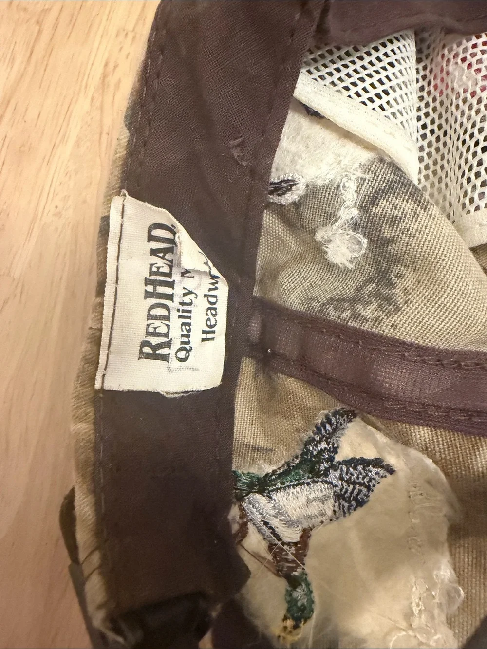 Vintage Camo RedHead Pro Hunting Team hat
